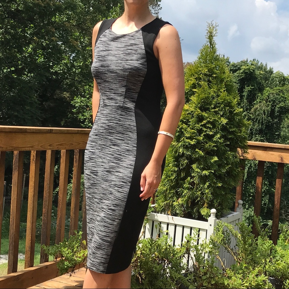 🌟STRETCHY & SOFT DRESS🌟 Black grey professional